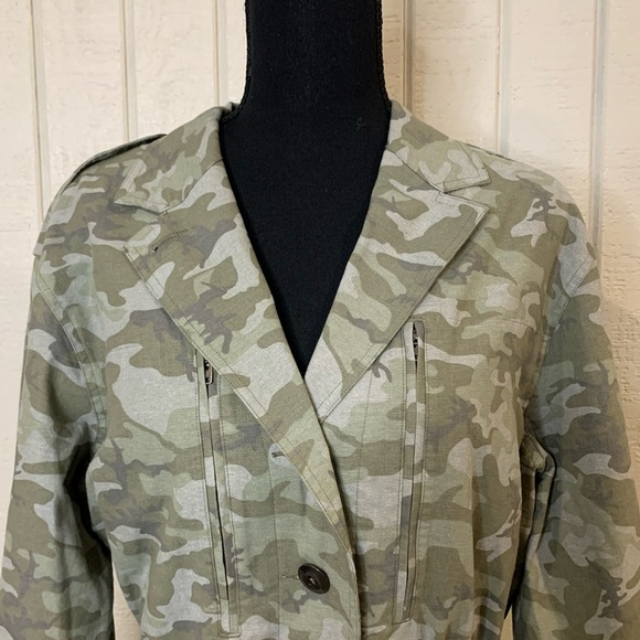 ATM Anthony Thomas Melillo camo jacket, size large.  NWT. - Picture 3 of 9